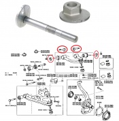 Cam Bolt Washer Plate Toyota Landcruiser  2UZ -FE AMAZON 4.7i V8 VX 5Dr ATM 1998-2007 