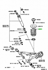 Rear Axle Coil Spring Toyota Hi Ace  2L 2.4D Power Van (Diesel) 1995-2001 