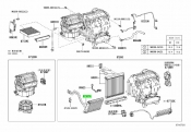 Heater Matrix Radiator Toyota Estima  2AZ-FE 2.4i 2006-2010 