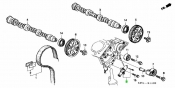 Timing Belt Tensioner Honda Elysion  J35A 3.5 i-VTEC 2004-2011 