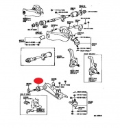 Front Lower Control Arm Bush Toyota Hi Ace  2RZ-E 2.4i Power Van LWB 1995-1998 