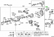 Rear Right Diffirential Bush Lexus IS300H  2ARFSE 2.5i 16V 2013-2019 